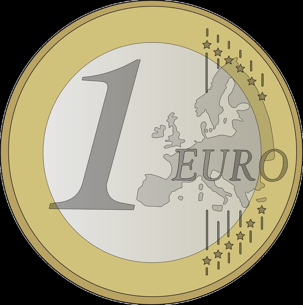 euro, coin, money